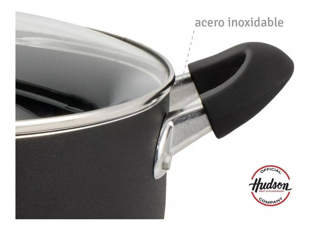 Set 14 Piezas Aluminio Hudson Con Antiadherente