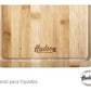 Tabla De Madera Bambú Cocina Hudson 23 X 33 X 1.5 Cm