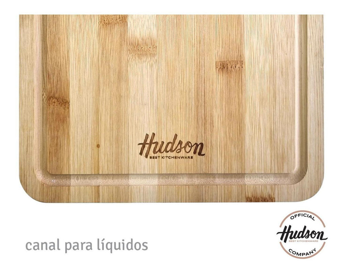 Tabla De Madera Bambú Cocina Hudson 23 X 33 X 1.5 Cm