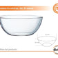 Ensaladera Bowl De Vidrio Hudson 23 X 11 Cm