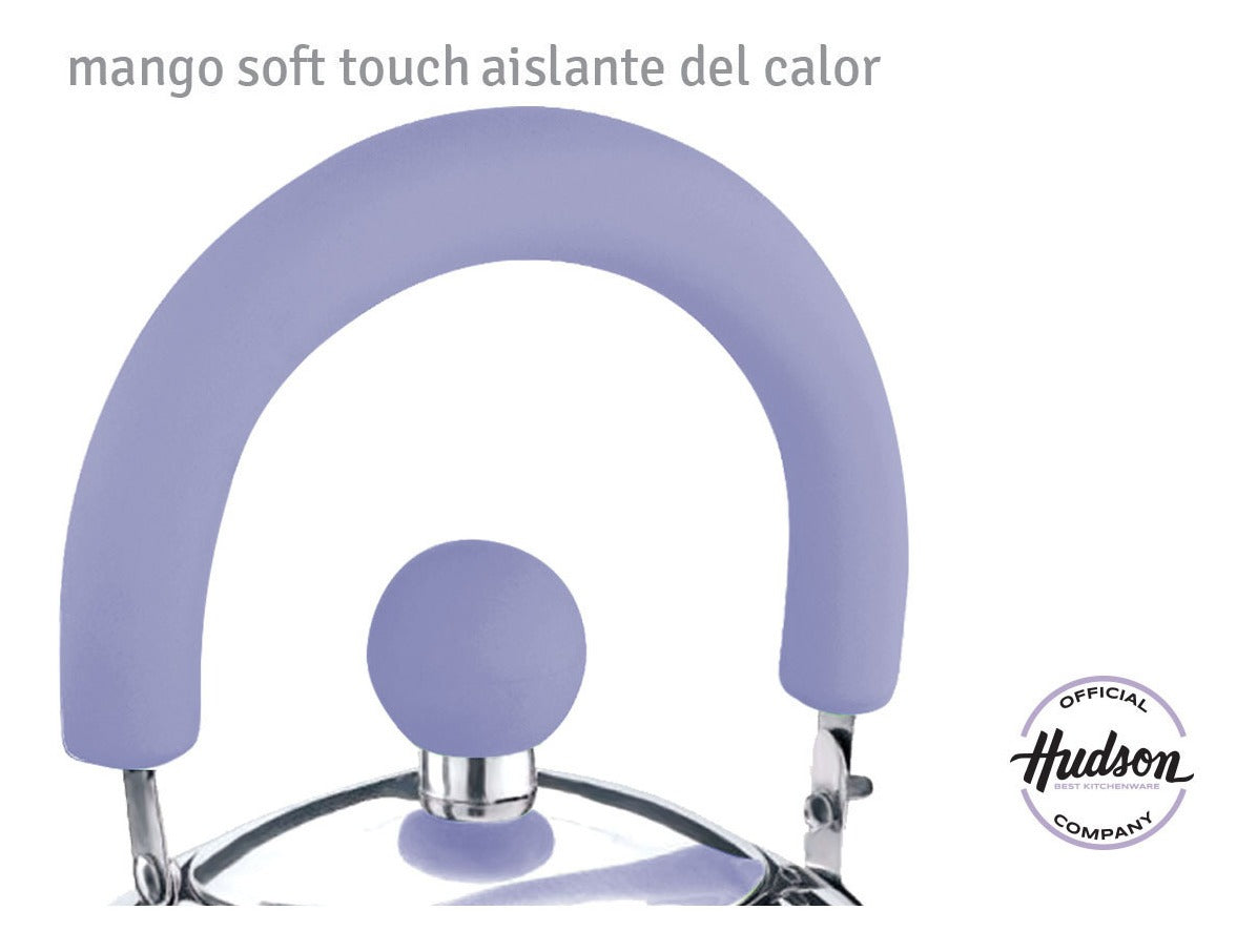 Caldera Silbadora Hudson Acero Inoxidable Pava 1.5 L Violeta