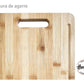 Tabla De Madera Bambú Cocina Hudson 23 X 33 X 1.5 Cm