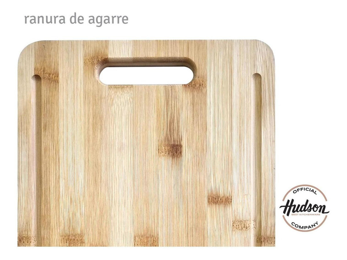 Tabla De Madera Bambú Cocina Hudson 23 X 33 X 1.5 Cm