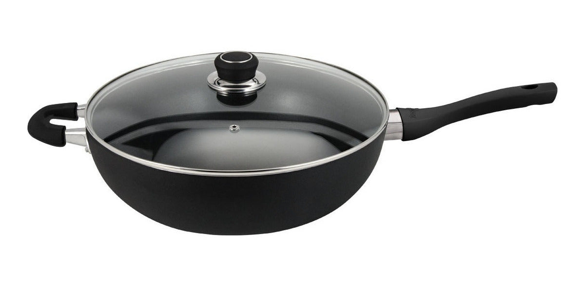 Wok  Hudson Antiadherente  Aluminio 32 Cm