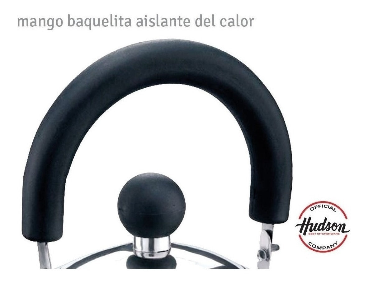 Caldera Silbadora Hudson Acero Inoxidable Pava 1.5 Litros