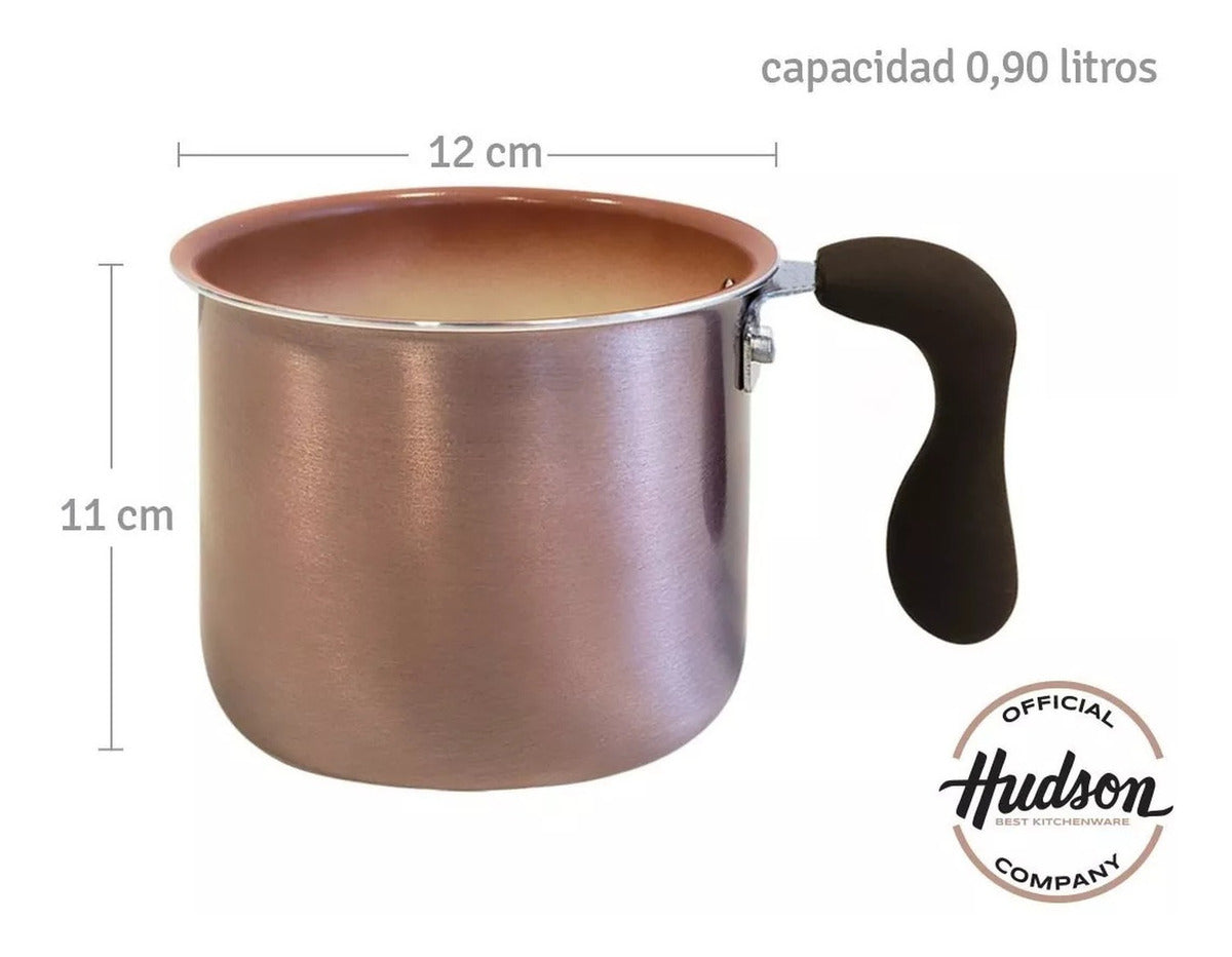 Set 5 Piezas De Cobre Antiadherente Ceramico Hudson