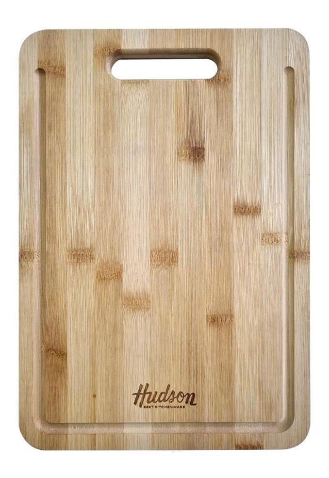 Tabla De Madera Bambú Cocina Hudson 23 X 33 X 1.5 Cm