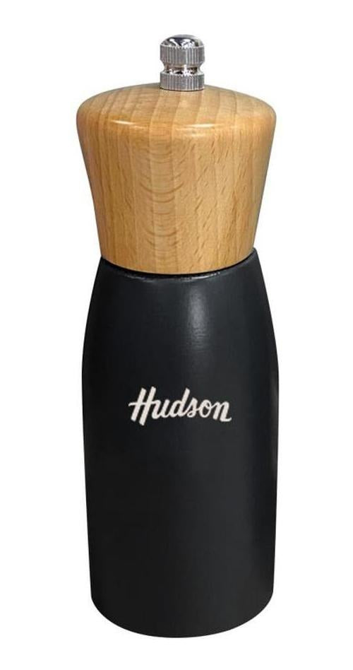 Molinillo De Madera Hudson Laqueado Color Negro 15 Cm