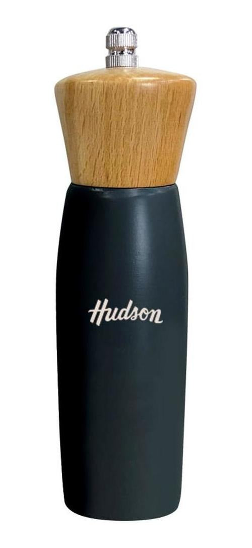 Molinillo De Madera Hudson Laqueado Color Negro 20 Cm