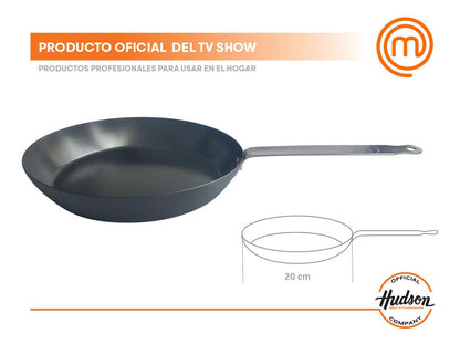 Sarten Hudson Acero De Carbono Con Antiadherente 20 Cm