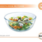 Ensaladera Bowl De Vidrio Hudson 23 X 11 Cm