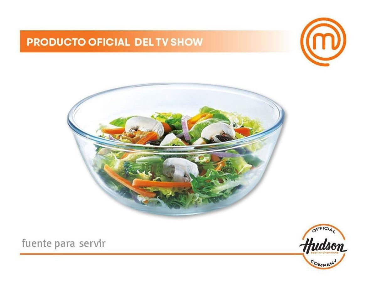 Ensaladera Bowl De Vidrio Hudson 23 X 11 Cm